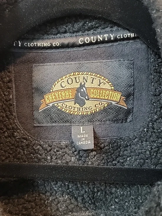 Vintage Country Clothing Co. Cheyenne Collection Paisley Sherpa Vest Size L - Picture 3 of 5